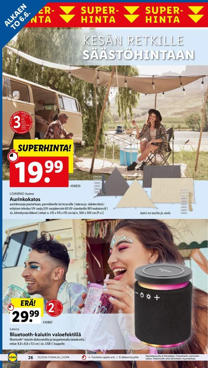 21% voimassa alkaen 6. kesäkuuta - 12. kesäkuuta 2024 - Tarjouslehti sivu 28