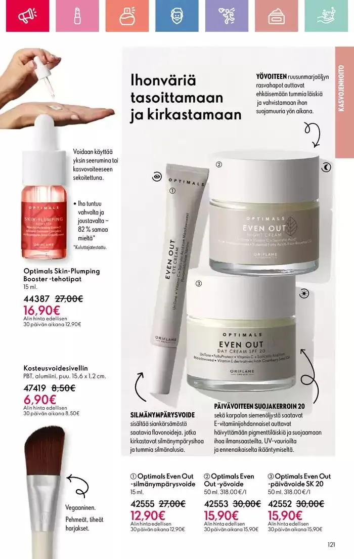 Oriflame tarjoukset voimassa alkaen 9. maaliskuuta - 29. maaliskuuta 2025 - Tarjouslehti sivu 121