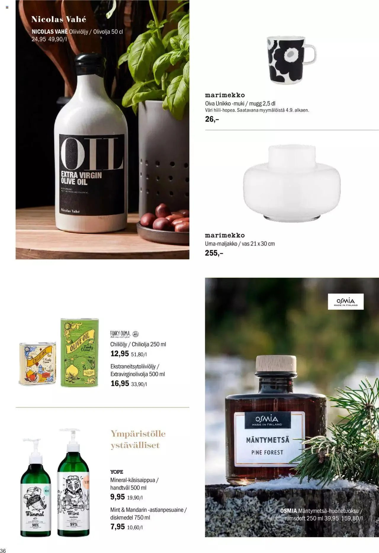 Sokos tarjoukset voimassa alkaen 4. syyskuuta - 8. lokakuuta 2023 - Tarjouslehti sivu 36