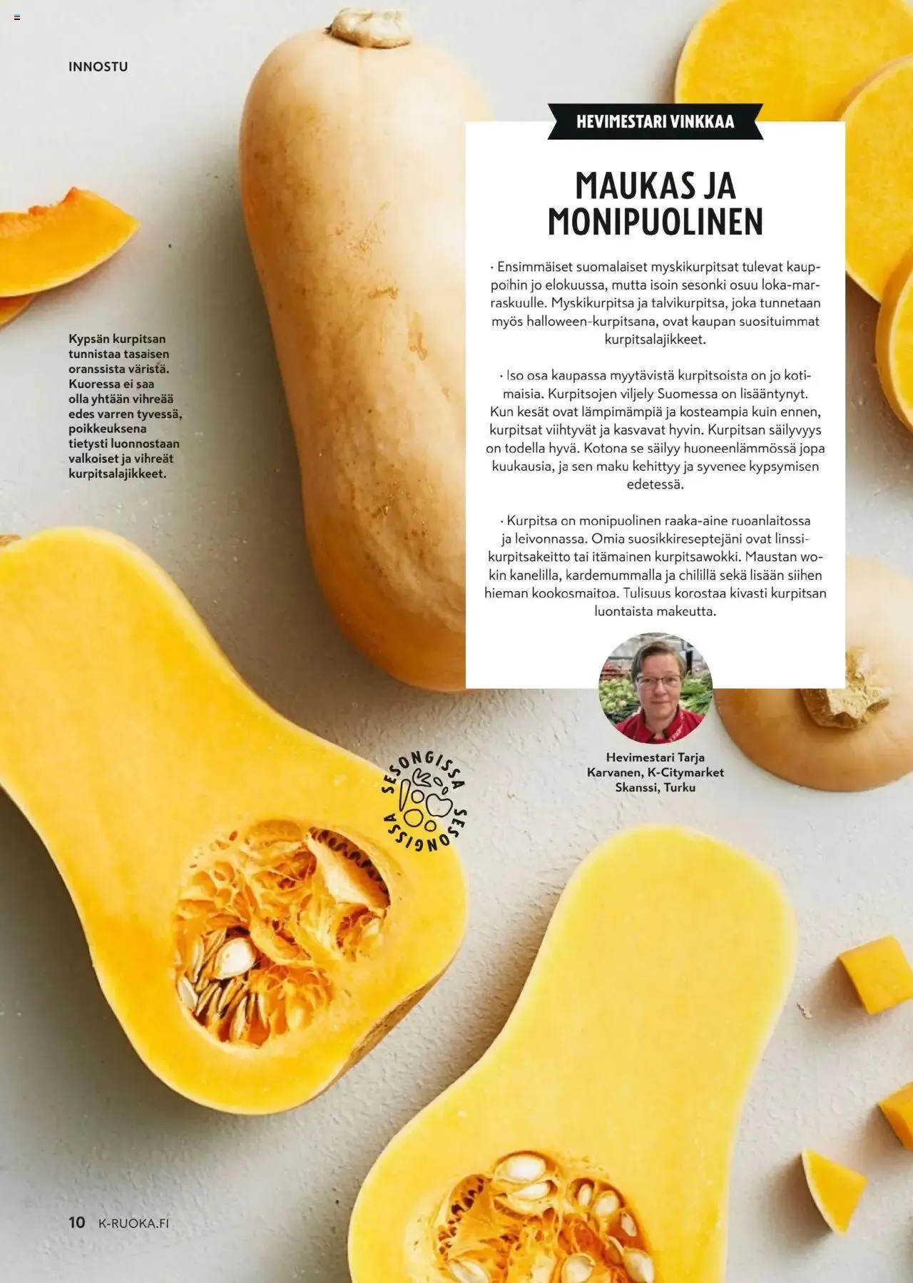 K-Market - K-Ruoka voimassa alkaen 25. syyskuuta - 26. marraskuuta 2024 - Tarjouslehti sivu 10