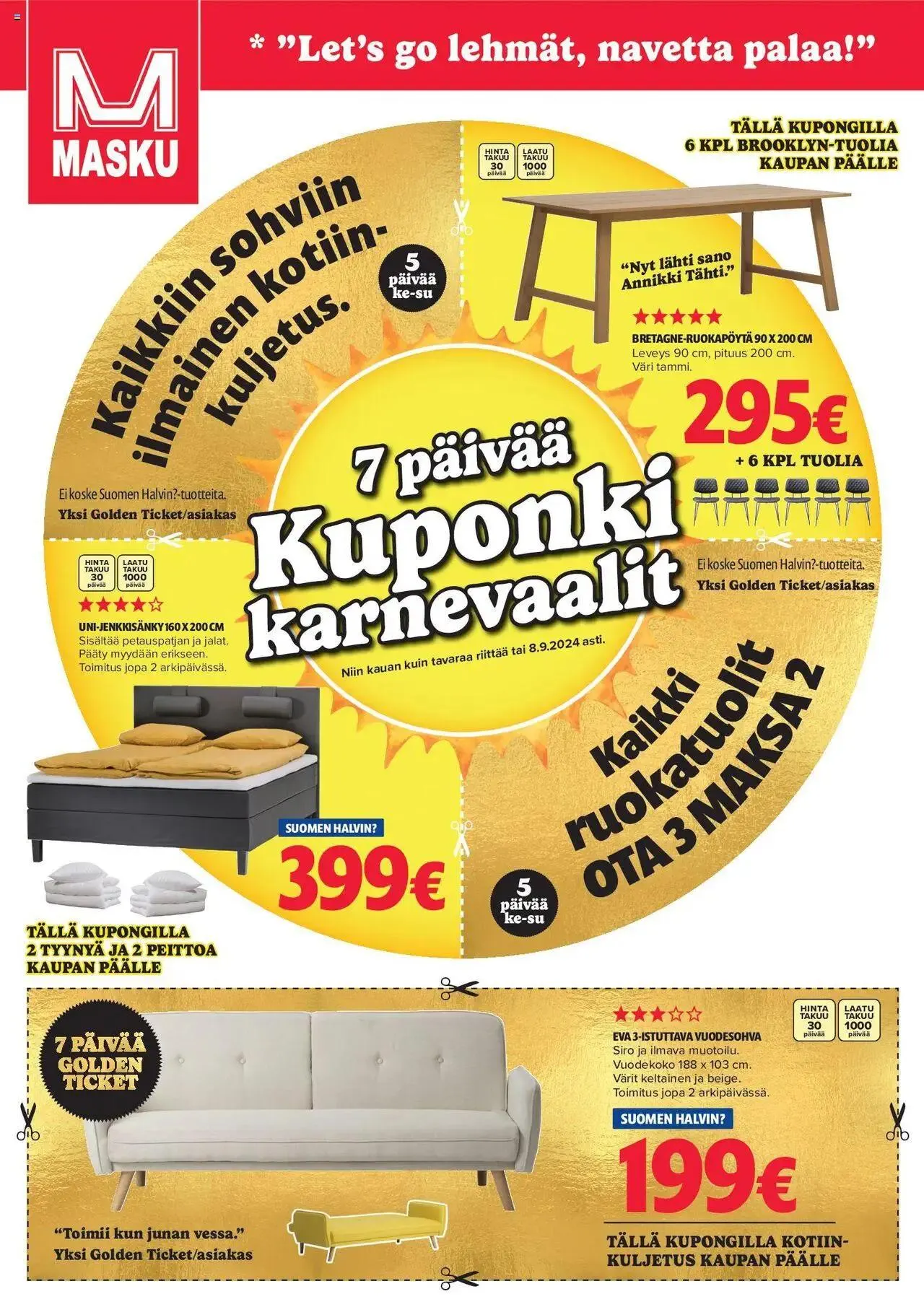 Masku tarjoukset voimassa alkaen 26. elokuuta - 1. syyskuuta 2024 - Tarjouslehti sivu 1