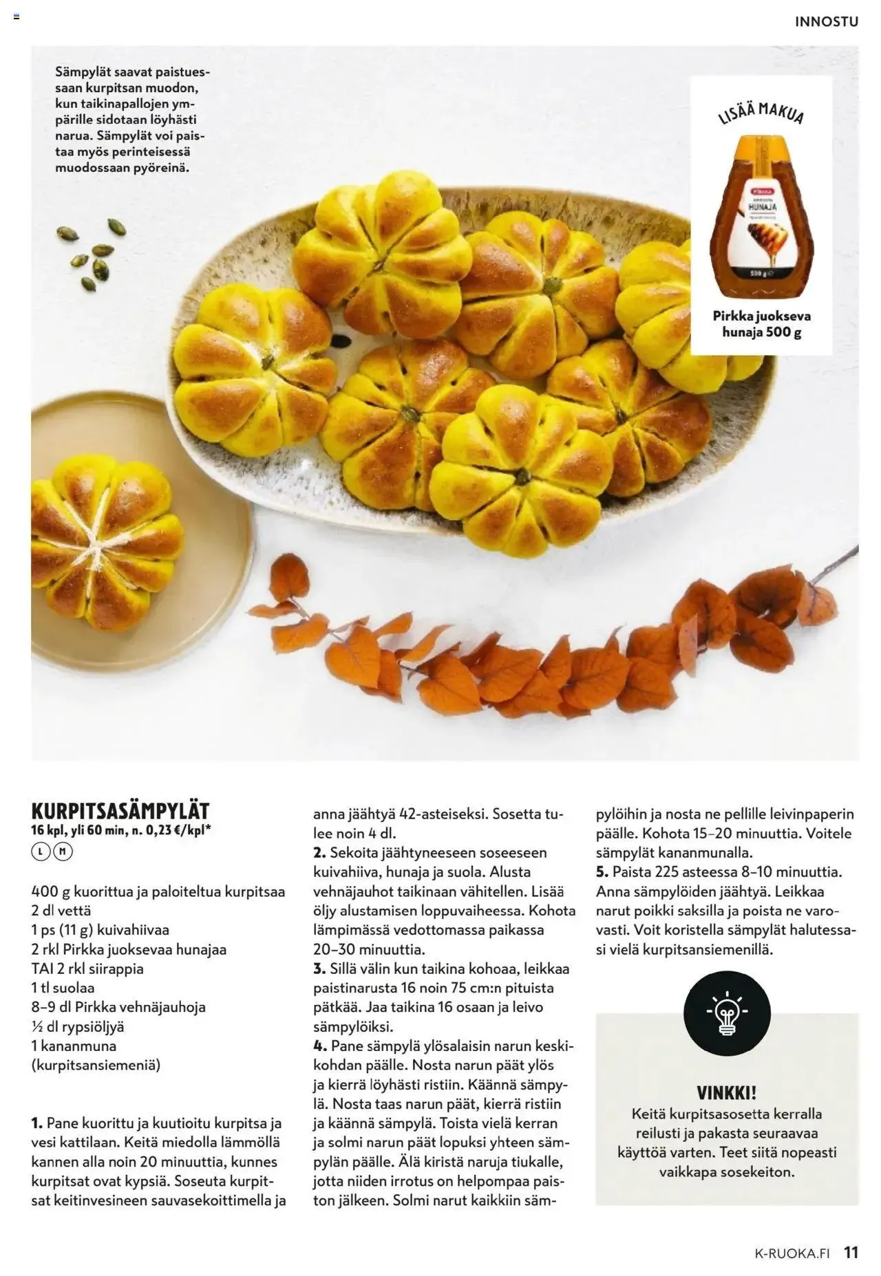 K-Market - K-Ruoka voimassa alkaen 25. syyskuuta - 26. marraskuuta 2024 - Tarjouslehti sivu 11