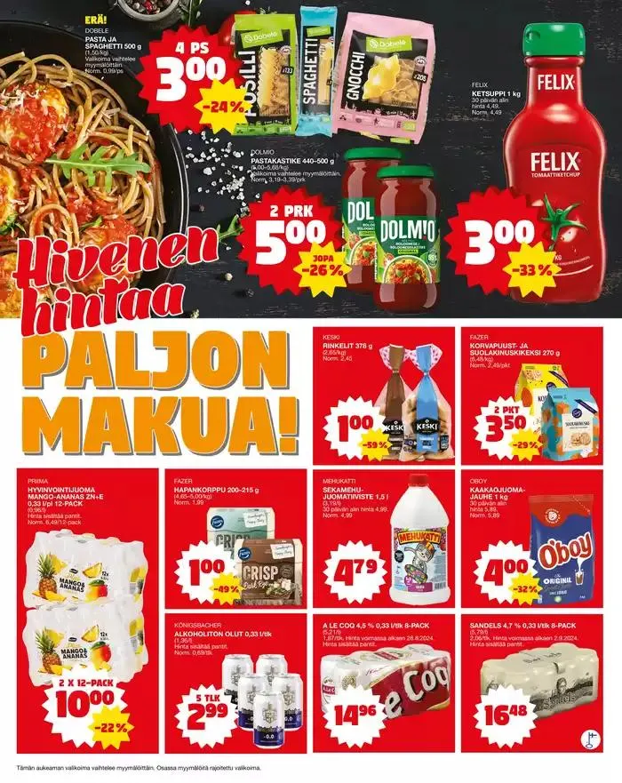 Tarjoussanomat voimassa alkaen 30. joulukuuta - 13. tammikuuta 2025 - Tarjouslehti sivu 14