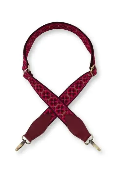 Pip Studio laukkuhihna Embroidery Flower Red