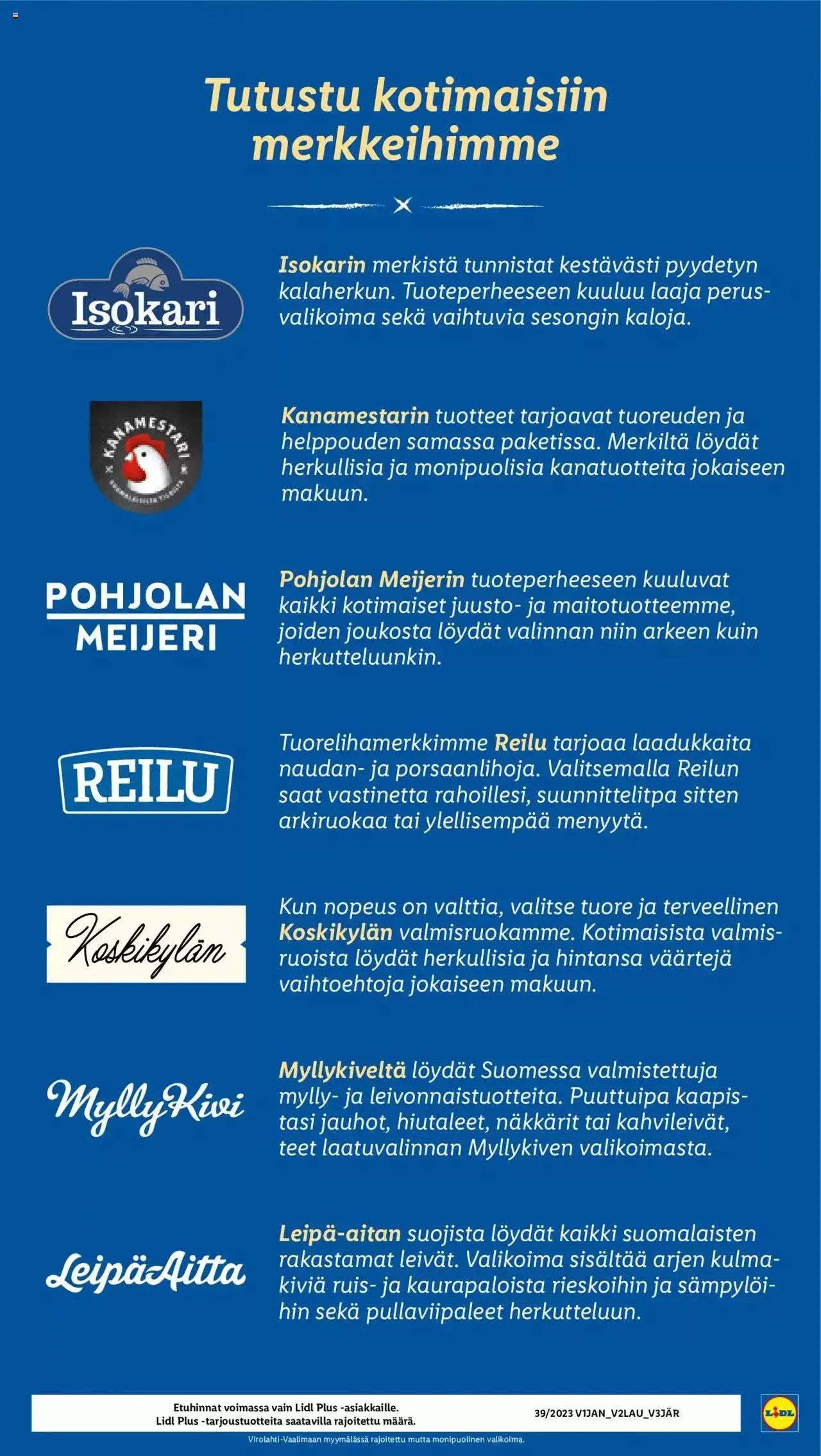 Lidl tarjoukset voimassa alkaen 28. syyskuuta - 4. lokakuuta 2023 - Tarjouslehti sivu 11