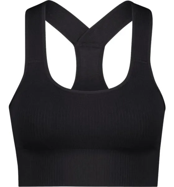 ribbed seamless bra w