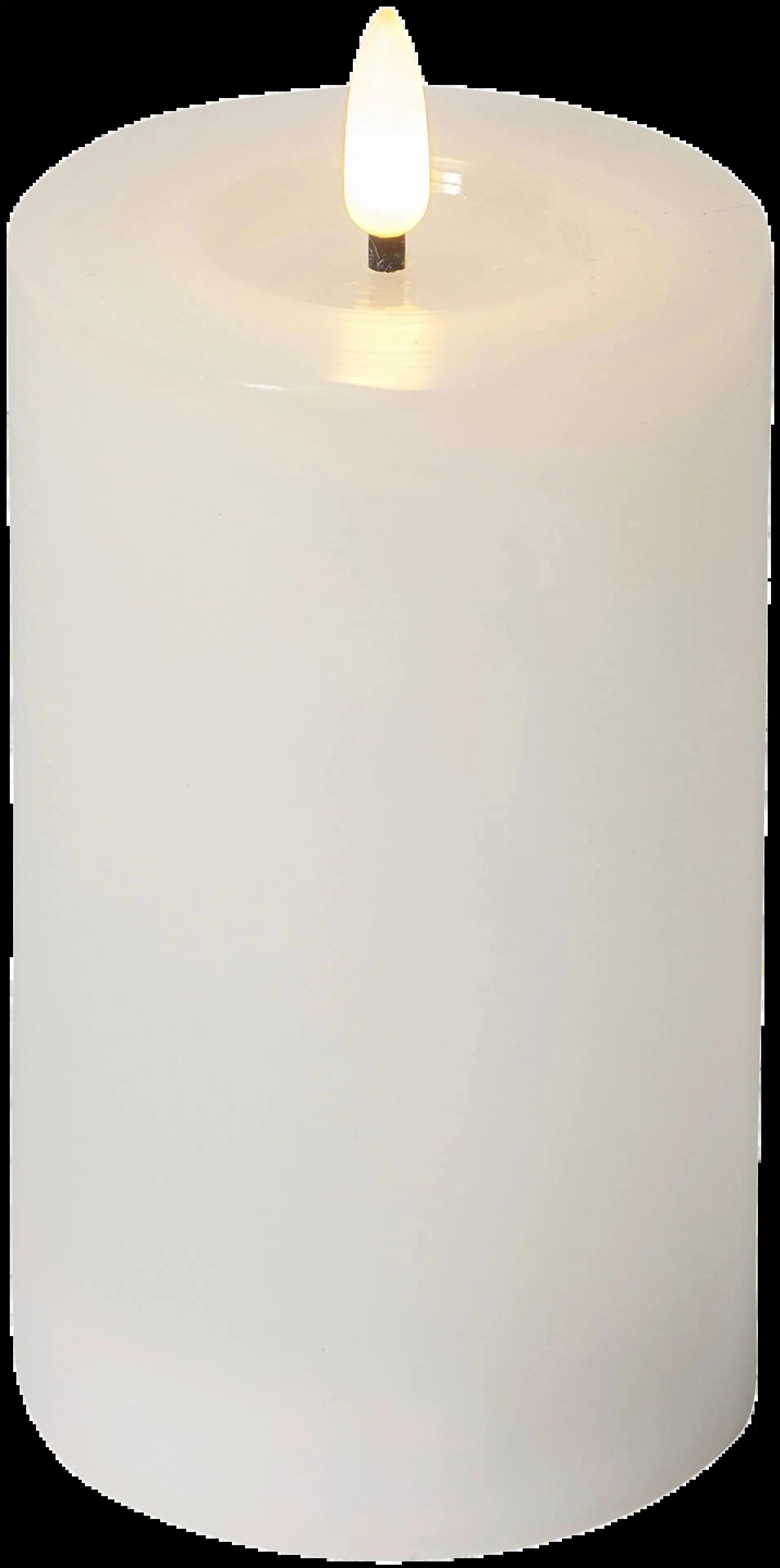 Star Trading Flamme Flow LED-kynttilä 15 cm valkoinen