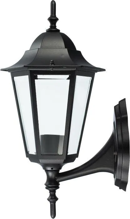 Ulkoseinävalaisin Airam Kartano Musta Ylöspäin