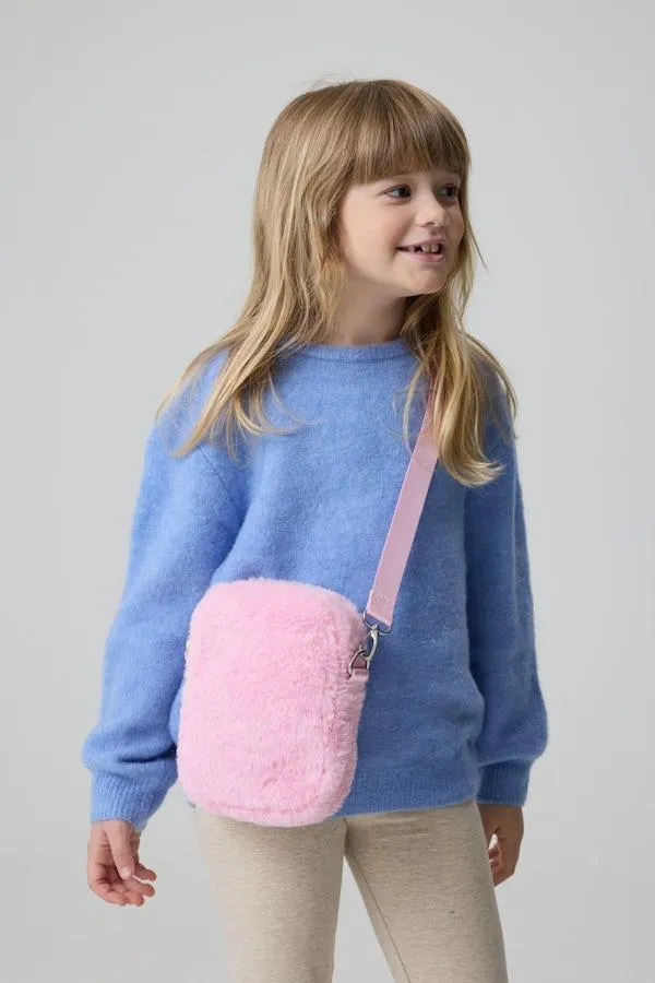 Pörröinen olkalaukku