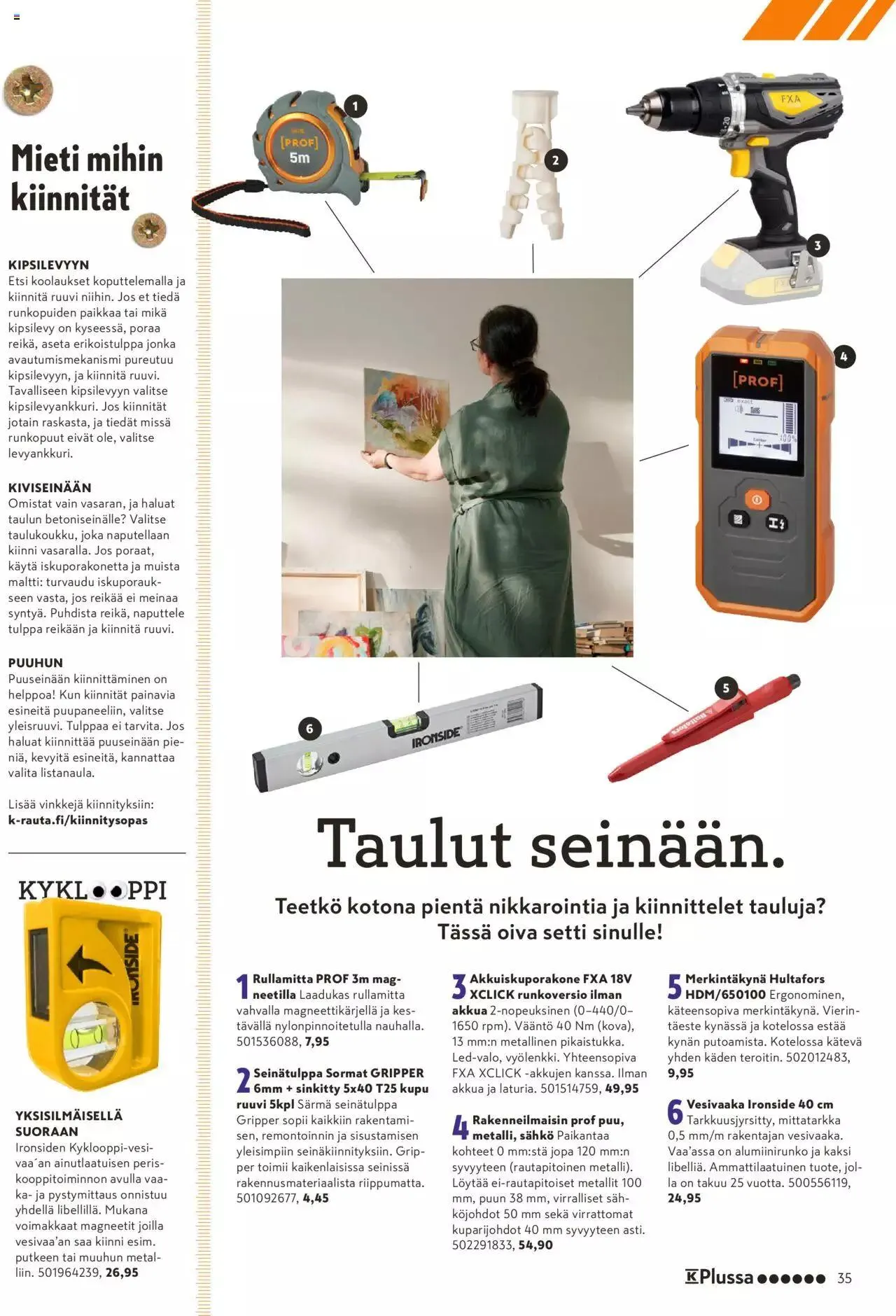 K-Rauta tarjoukset - Pakissa voimassa alkaen 1. elokuuta - 30. syyskuuta 2023 - Tarjouslehti sivu 35