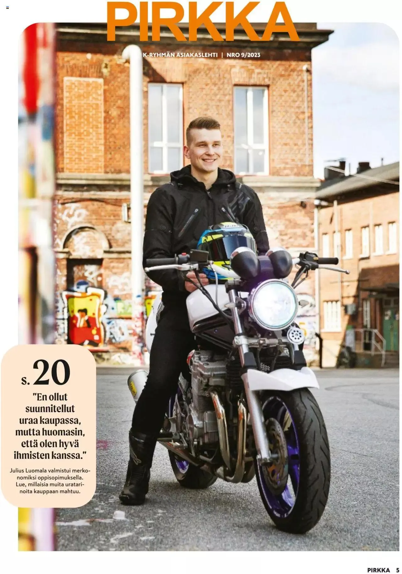 K-Market tarjoukset Pirkka 9/2023 voimassa alkaen 30. elokuuta - 3. lokakuuta 2023 - Tarjouslehti sivu 5