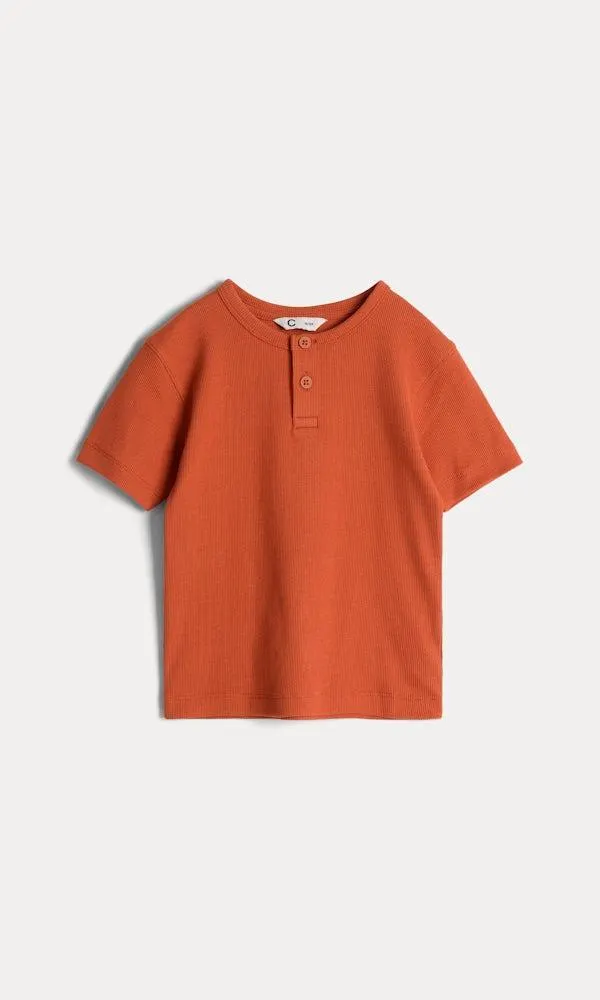 T-paita puuvillaa, ribbikangasta