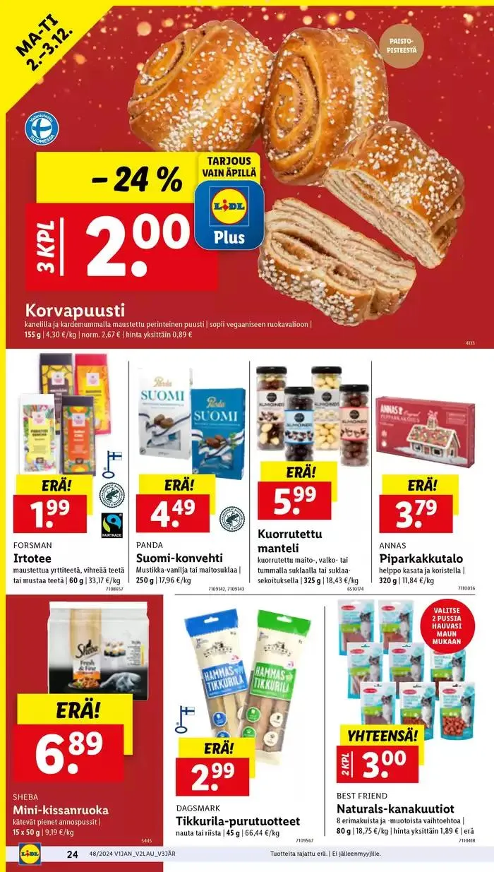 Löydä houkuttelevia tarjouksia voimassa alkaen 25. marraskuuta - 3. joulukuuta 2024 - Tarjouslehti sivu 28