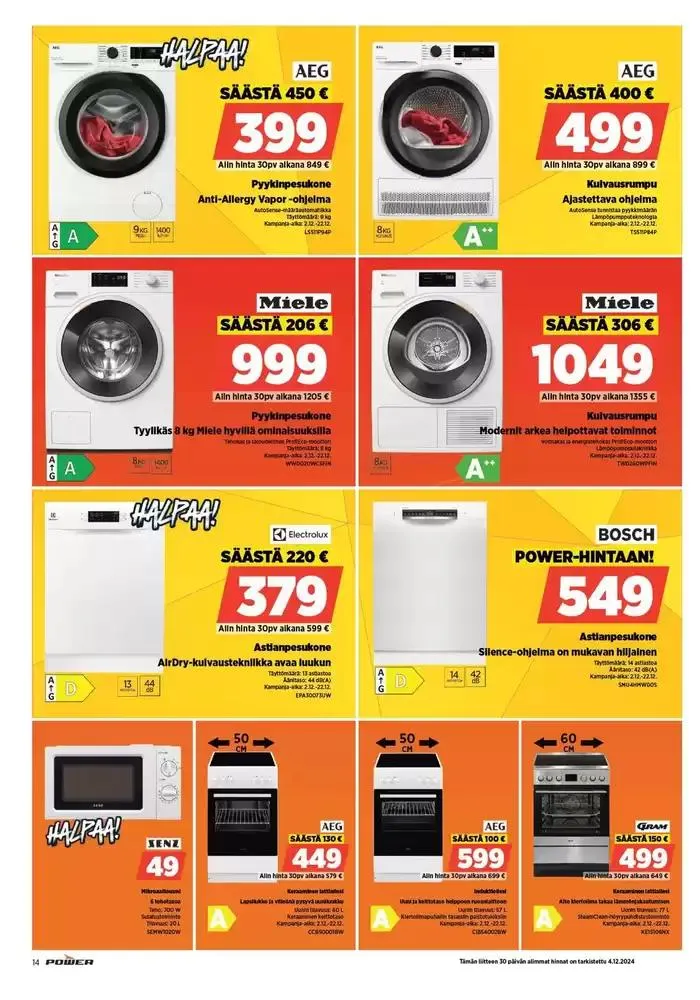 Power tarjoukset voimassa alkaen 16. joulukuuta - 5. tammikuuta 2025 - Tarjouslehti sivu 25