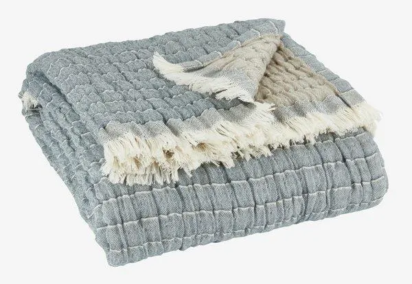 Pătură ENE 130x170 albastru/bej