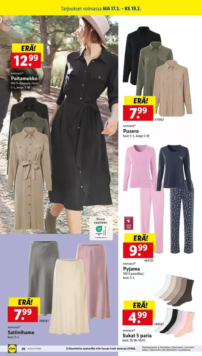 Ajankohtaiset erikoiskampanjat voimassa alkaen 10. maaliskuuta - 19. maaliskuuta 2025 - Tarjouslehti sivu 30