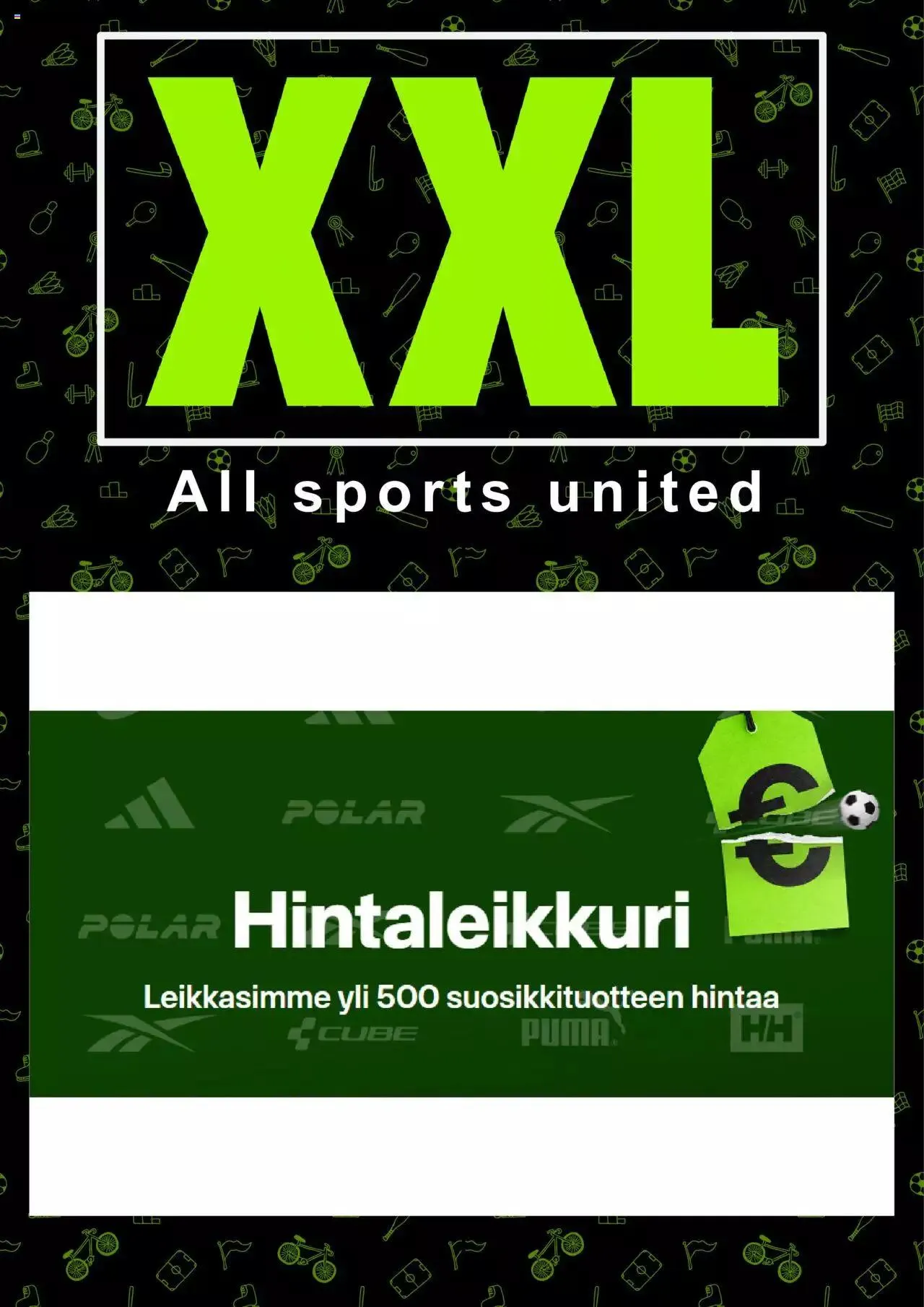 XXL tarjoukset voimassa alkaen 8. huhtikuuta - 31. joulukuuta 2024 - Tarjouslehti sivu 
