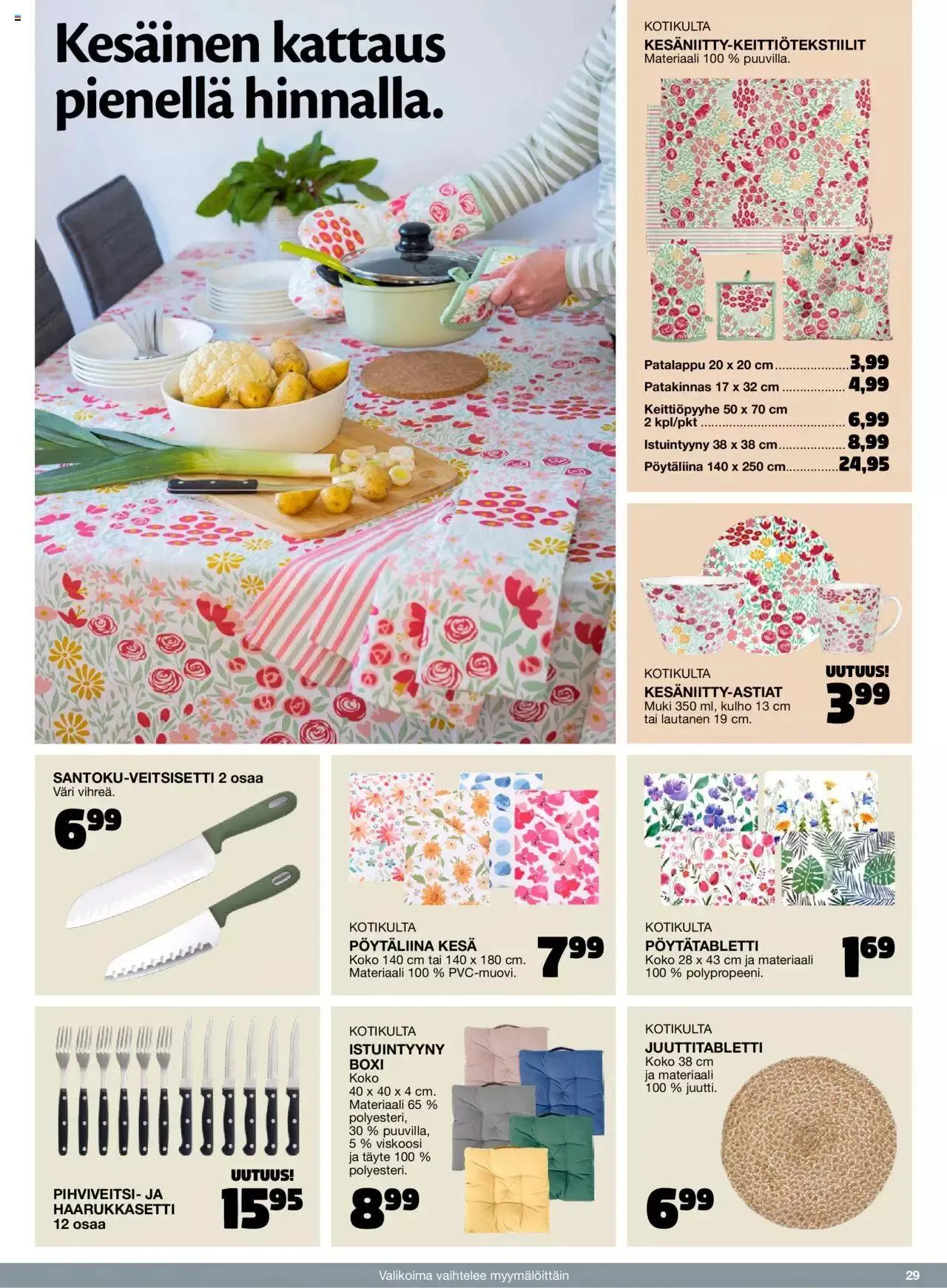 Tokmanni - Kesä 2023 voimassa alkaen 17. huhtikuuta - 31. joulukuuta 2023 - Tarjouslehti sivu 29