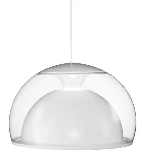 Fosto Siluette Ø 460 mm riippuvalaisin kirkas/valkoinen