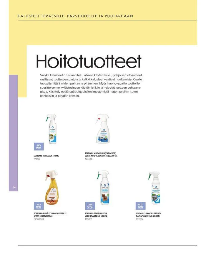 Kesa 2024 voimassa alkaen 20. maaliskuuta - 31. elokuuta 2024 - Tarjouslehti sivu 94