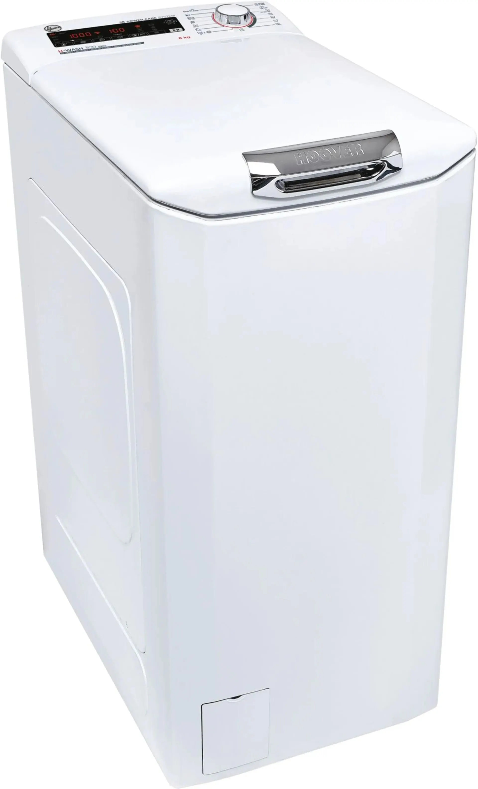 Hoover päältä täytettävä pyykinpesukone 8kg H-Wash 300 valkoinen