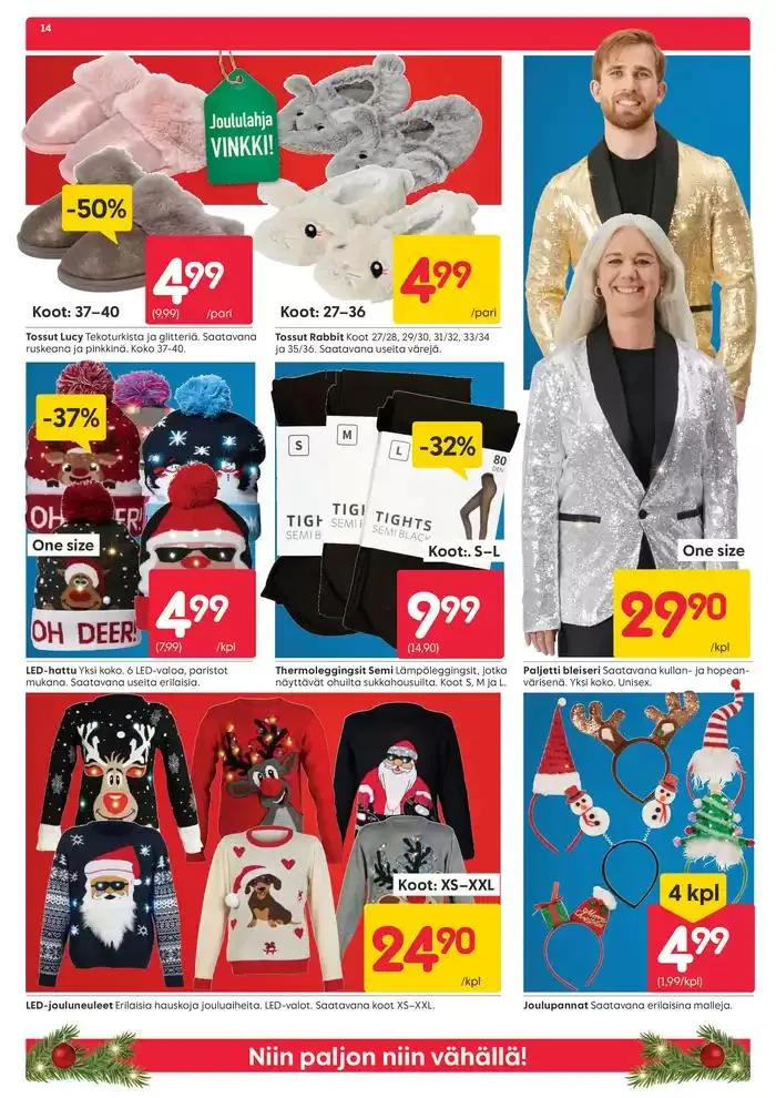 Black week voimassa alkaen 26. marraskuuta - 1. joulukuuta 2024 - Tarjouslehti sivu 14