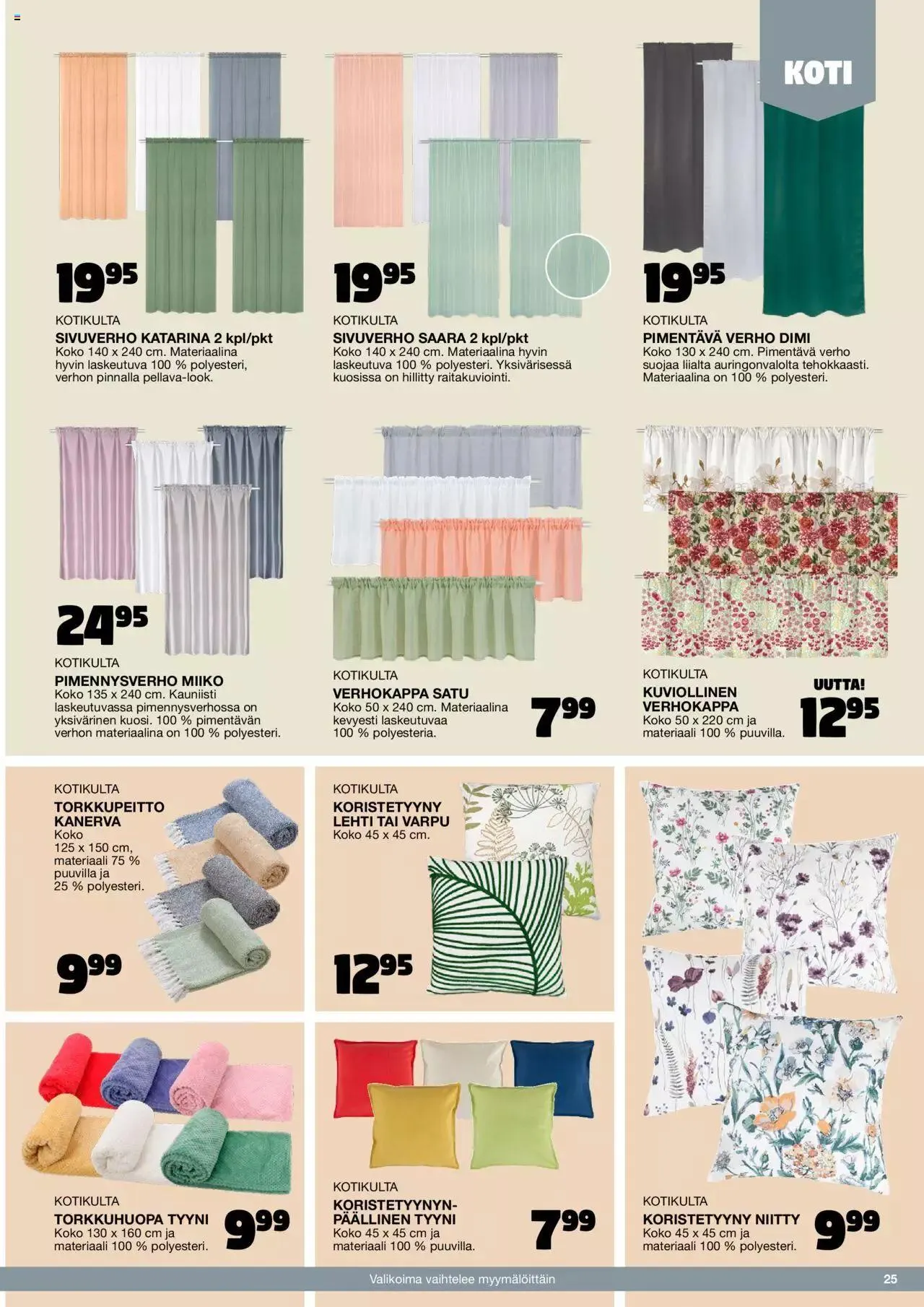 Tokmanni - Kesä 2023 voimassa alkaen 17. huhtikuuta - 31. joulukuuta 2023 - Tarjouslehti sivu 25