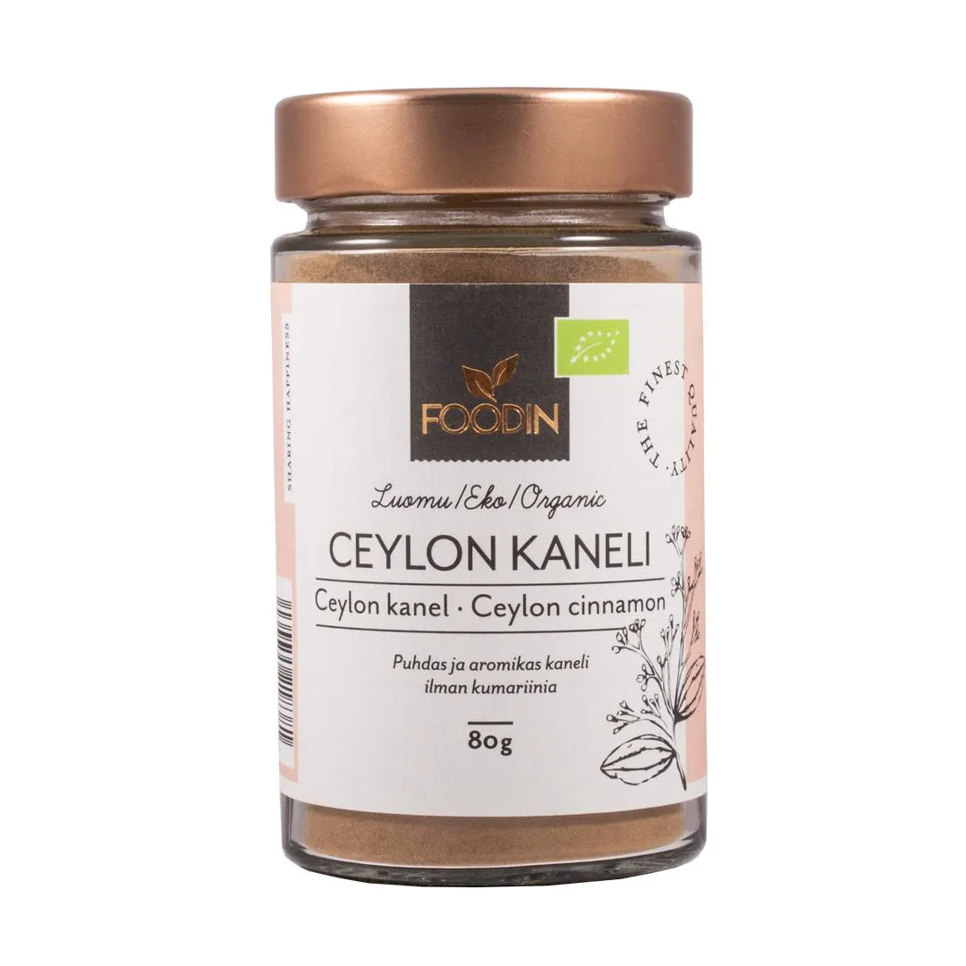 Kaneli, jauhettu (ceylon-kaneli, ceyloninkaneli), 80 g