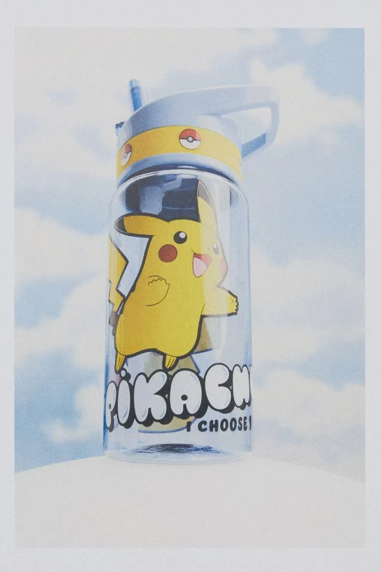 Painokuvallinen vesipullo