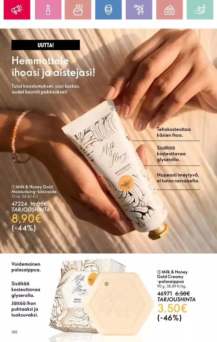 Oriflame tarjoukset voimassa alkaen 26. tammikuuta - 9. helmikuuta 2025 - Tarjouslehti sivu 160