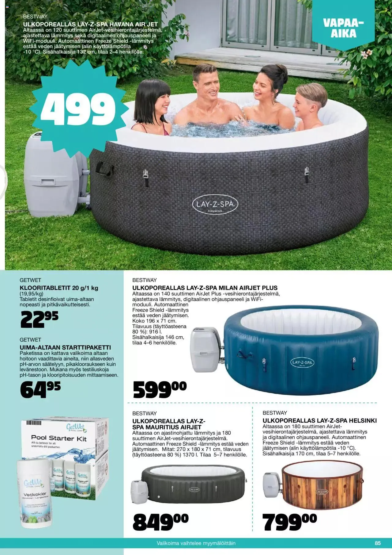 Tokmanni - Kesä 2023 voimassa alkaen 17. huhtikuuta - 31. joulukuuta 2023 - Tarjouslehti sivu 85