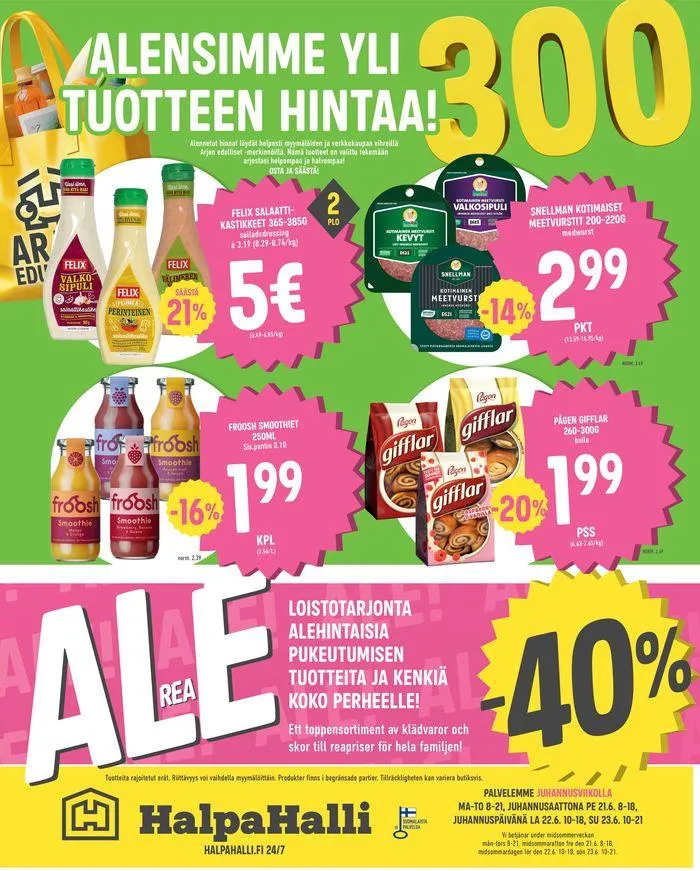 Halpa Juhannus! voimassa alkaen 18. kesäkuuta - 25. kesäkuuta 2024 - Tarjouslehti sivu 12