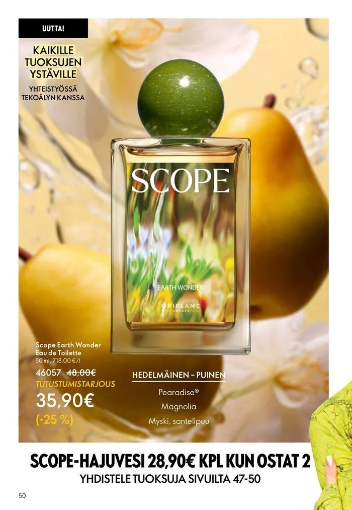Oriflame tarjoukset voimassa alkaen 22. elokuuta - 5. syyskuuta 2024 - Tarjouslehti sivu 50