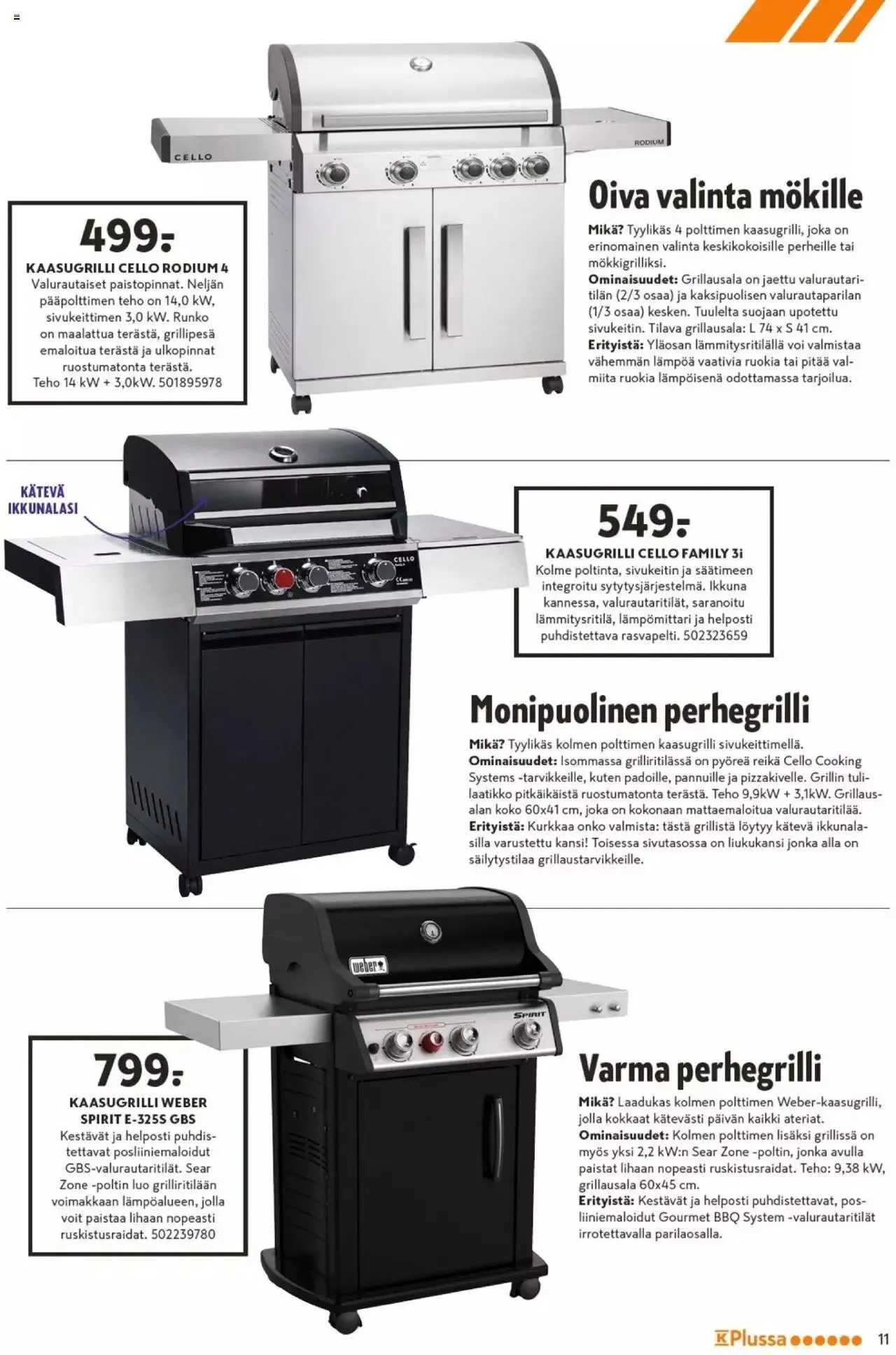 K-Rauta - Liekeissä-kuvasto 2023 voimassa alkaen 27. maaliskuuta - 31. heinäkuuta 2023 - Tarjouslehti sivu 11