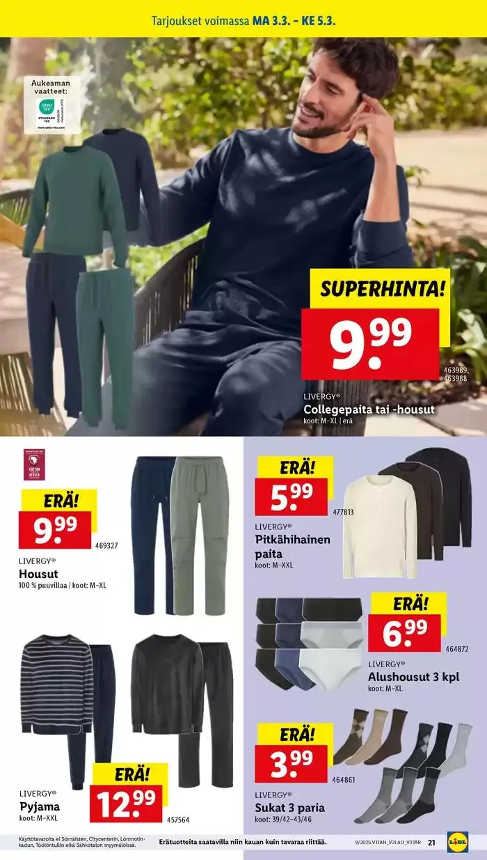 Mahtavia alennuksia valituista tuotteista voimassa alkaen 24. helmikuuta - 5. maaliskuuta 2025 - Tarjouslehti sivu 23