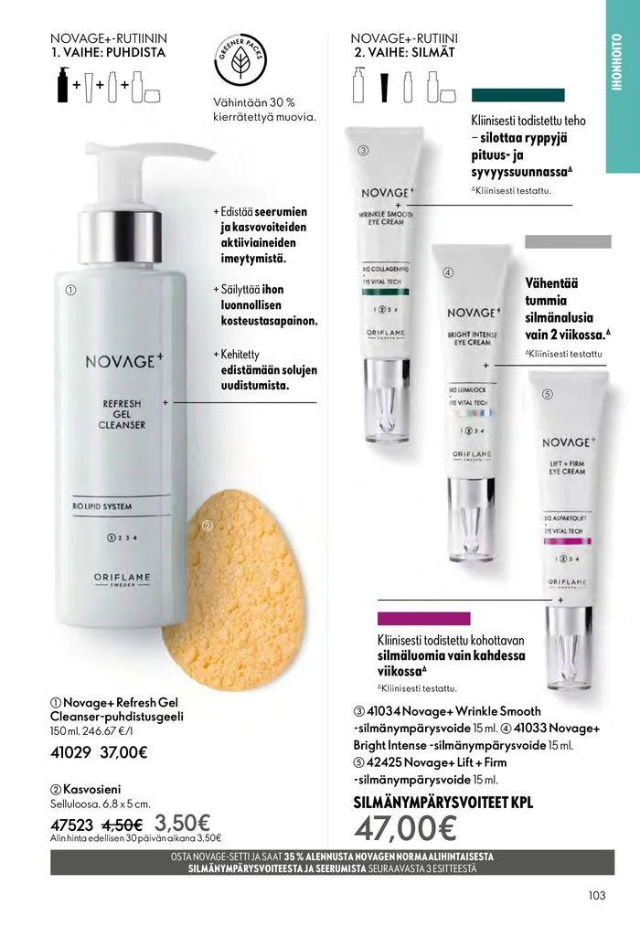 Oriflame tarjoukset voimassa alkaen 22. elokuuta - 5. syyskuuta 2024 - Tarjouslehti sivu 103