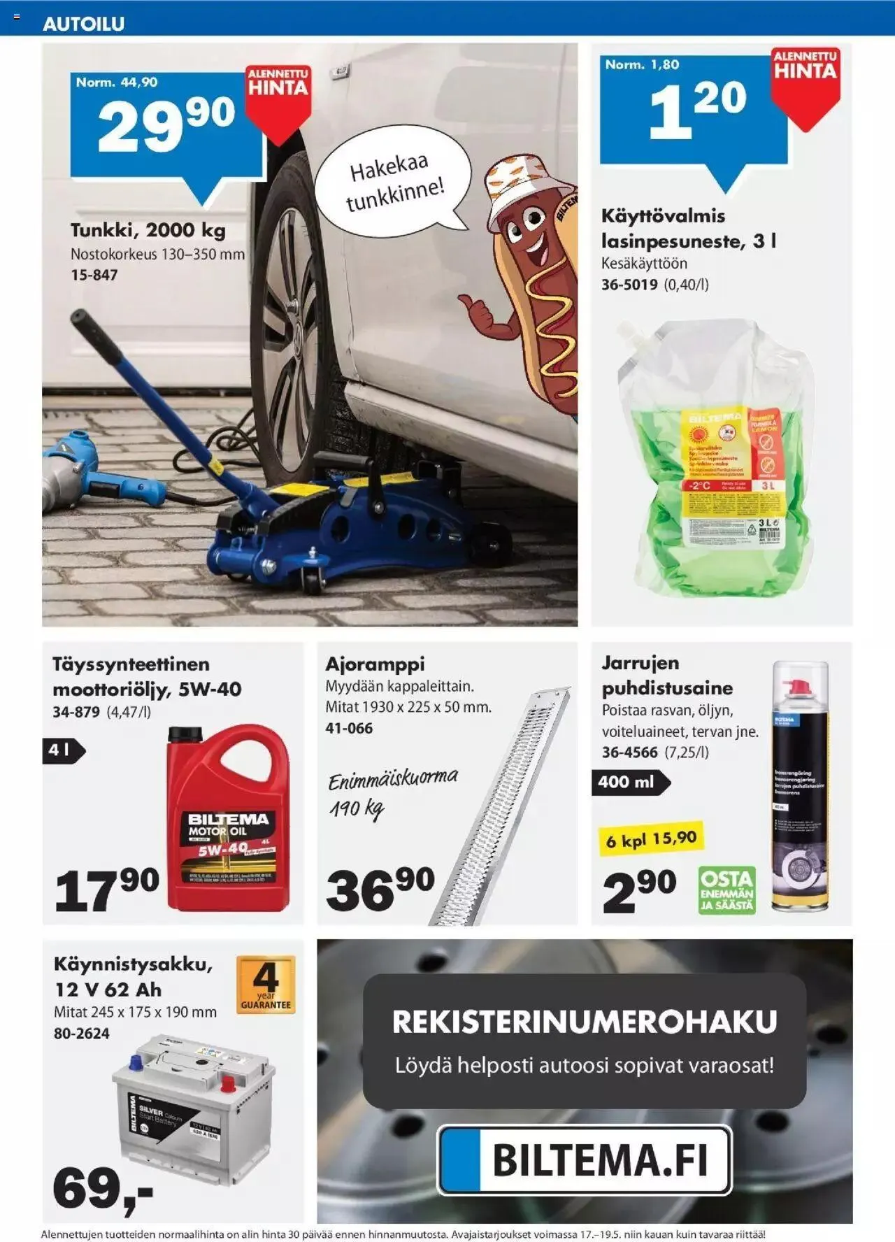 Biltema - Biltema Hyvinkään avajaisesite voimassa alkaen 17. toukokuuta - 19. toukokuuta 2024 - Tarjouslehti sivu 6