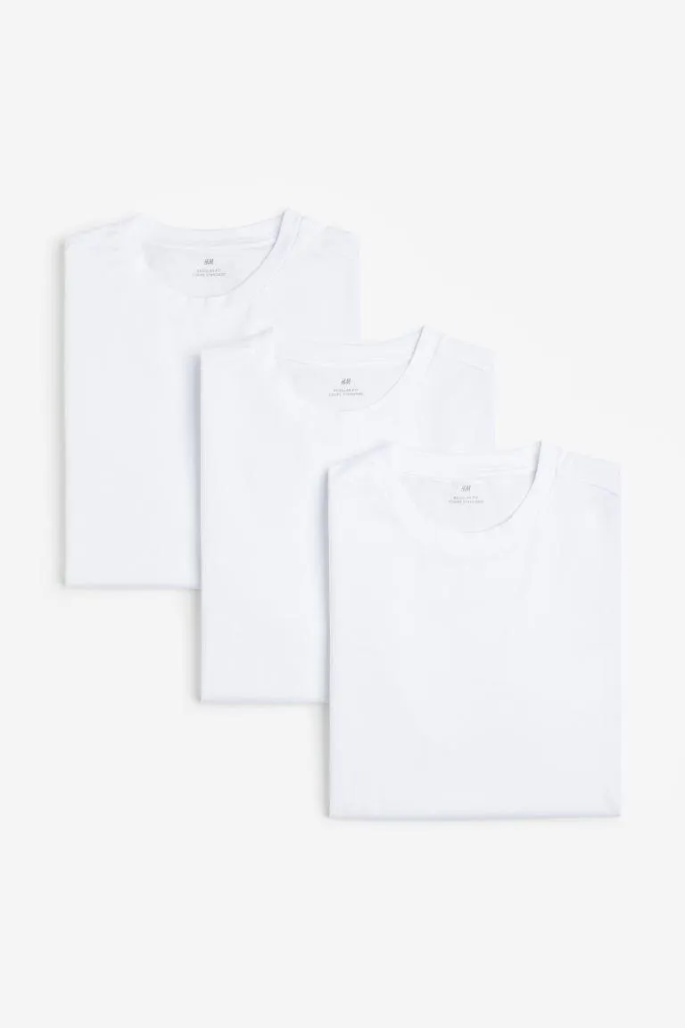 3-pack Regular Fit T-shirts