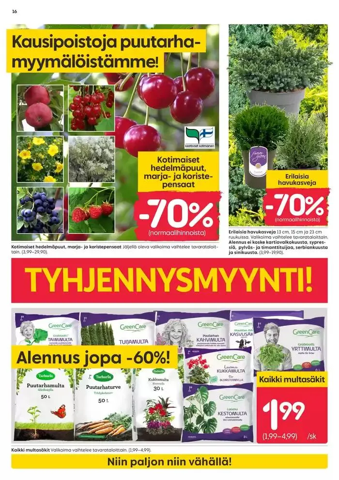 Rusta tarjoukset voimassa alkaen 11. lokakuuta - 25. lokakuuta 2024 - Tarjouslehti sivu 16