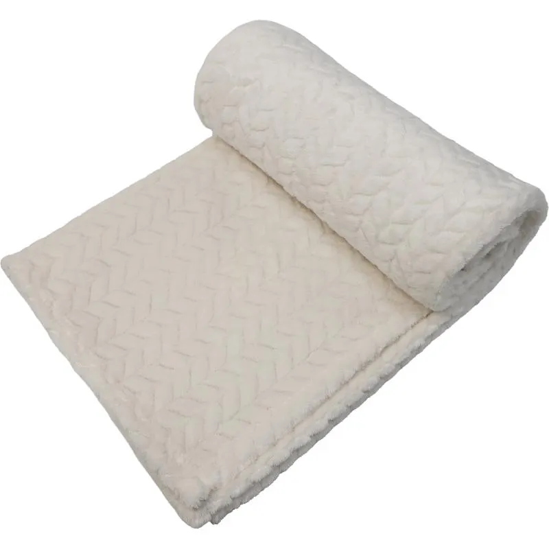 Torkkupeitto Kotikulta 130 x 160 cm Punos valkoinen