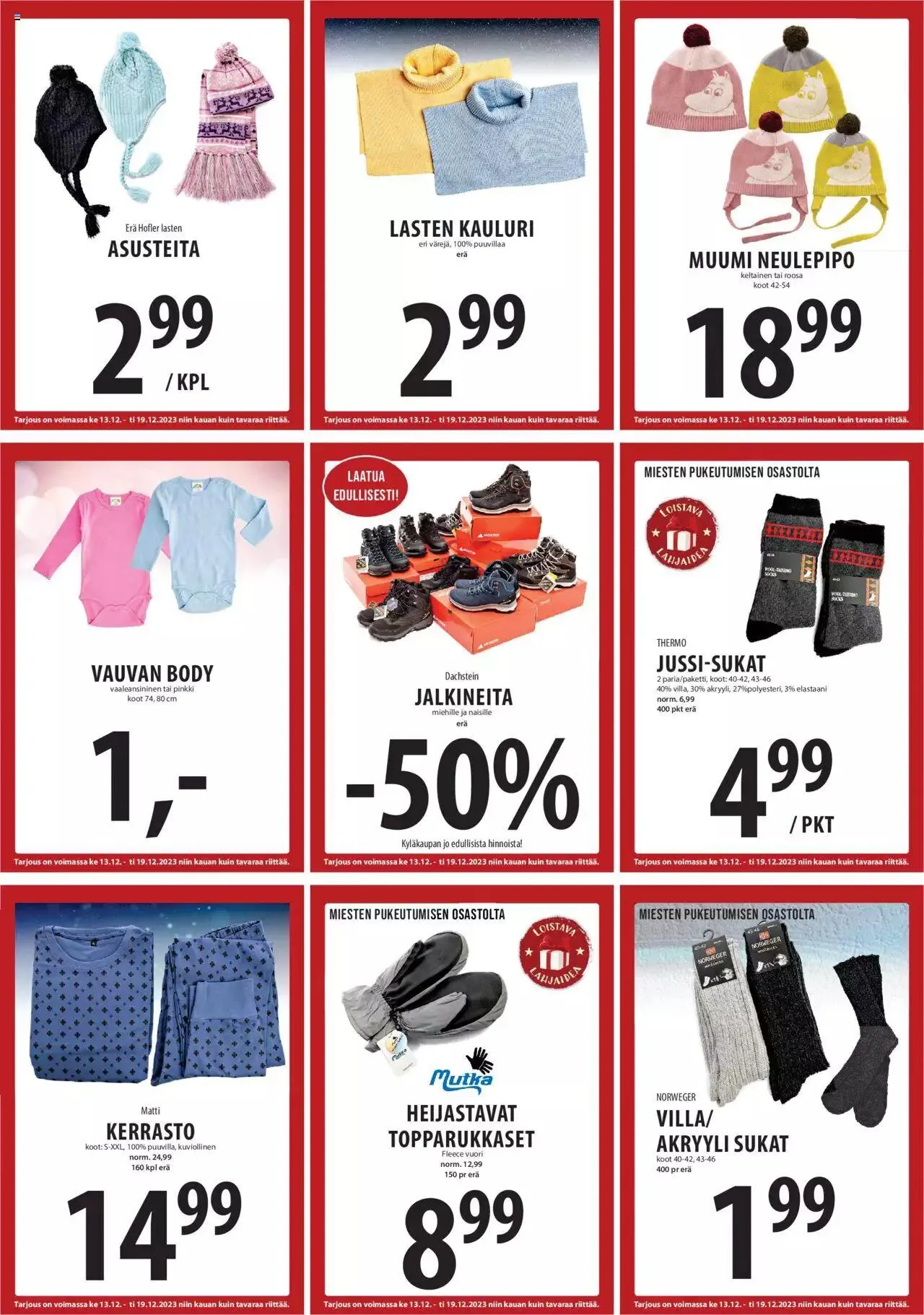 Tuuri tarjoukset voimassa alkaen 13. joulukuuta - 19. joulukuuta 2023 - Tarjouslehti sivu 21