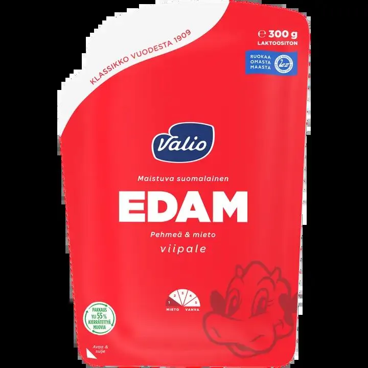 Valio Edam e300 g viipale