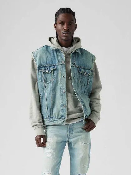 Levi's farkkuliivi 0000 Relaxed Trucker Vest