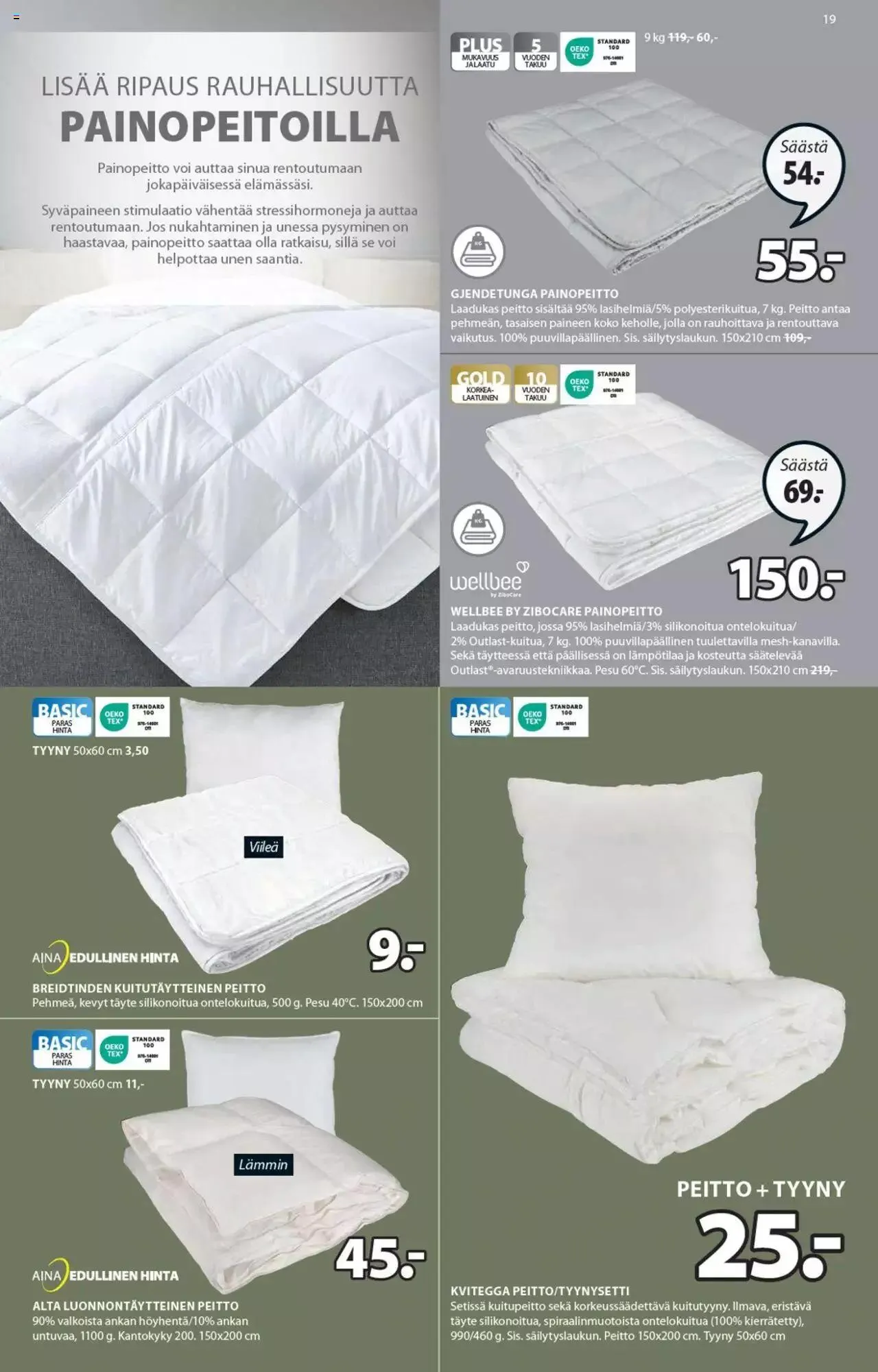 JYSK - Viikon tarjoukset voimassa alkaen 28. elokuuta - 31. joulukuuta 2023 - Tarjouslehti sivu 20