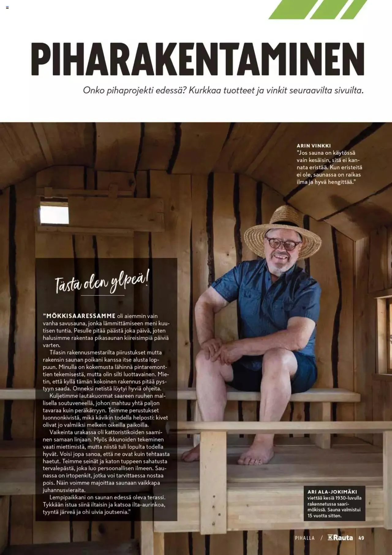 K-Rauta - Pihalla 2023 voimassa alkaen 27. maaliskuuta - 31. joulukuuta 2023 - Tarjouslehti sivu 49