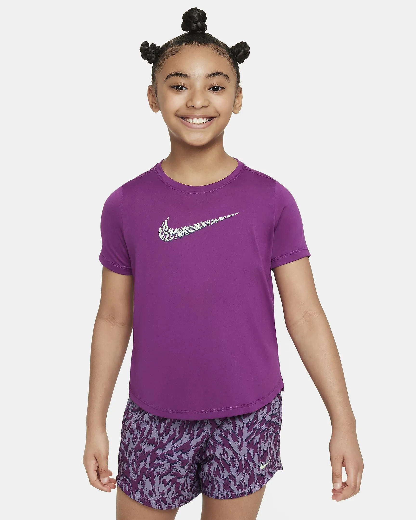 Older Kids' (Girls') Short-Sleeve Training Top