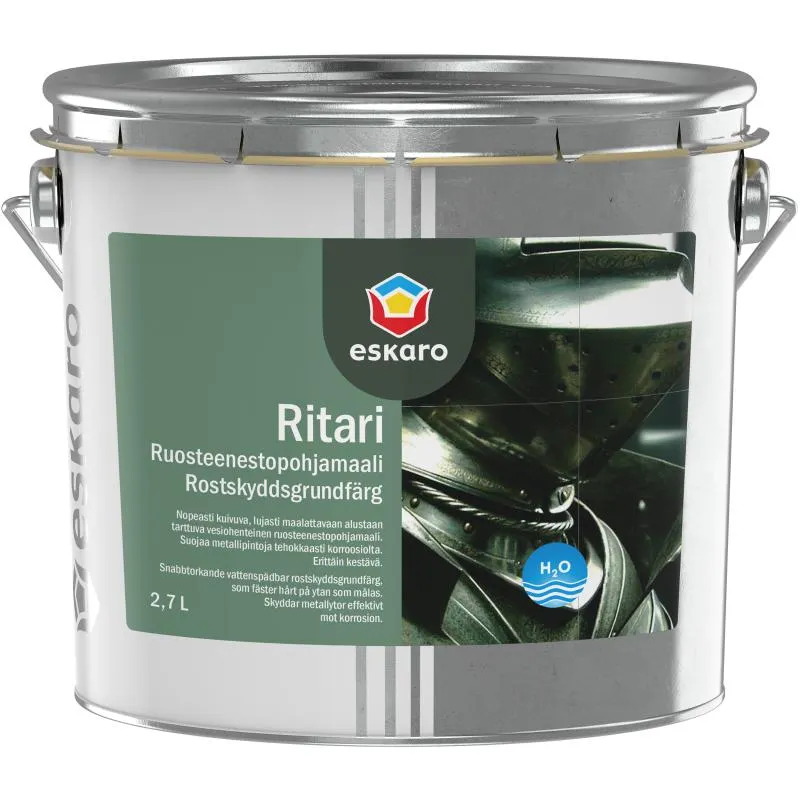 Ritari ruosteenestomaali Eskaro tummanharmaa 2,7 l