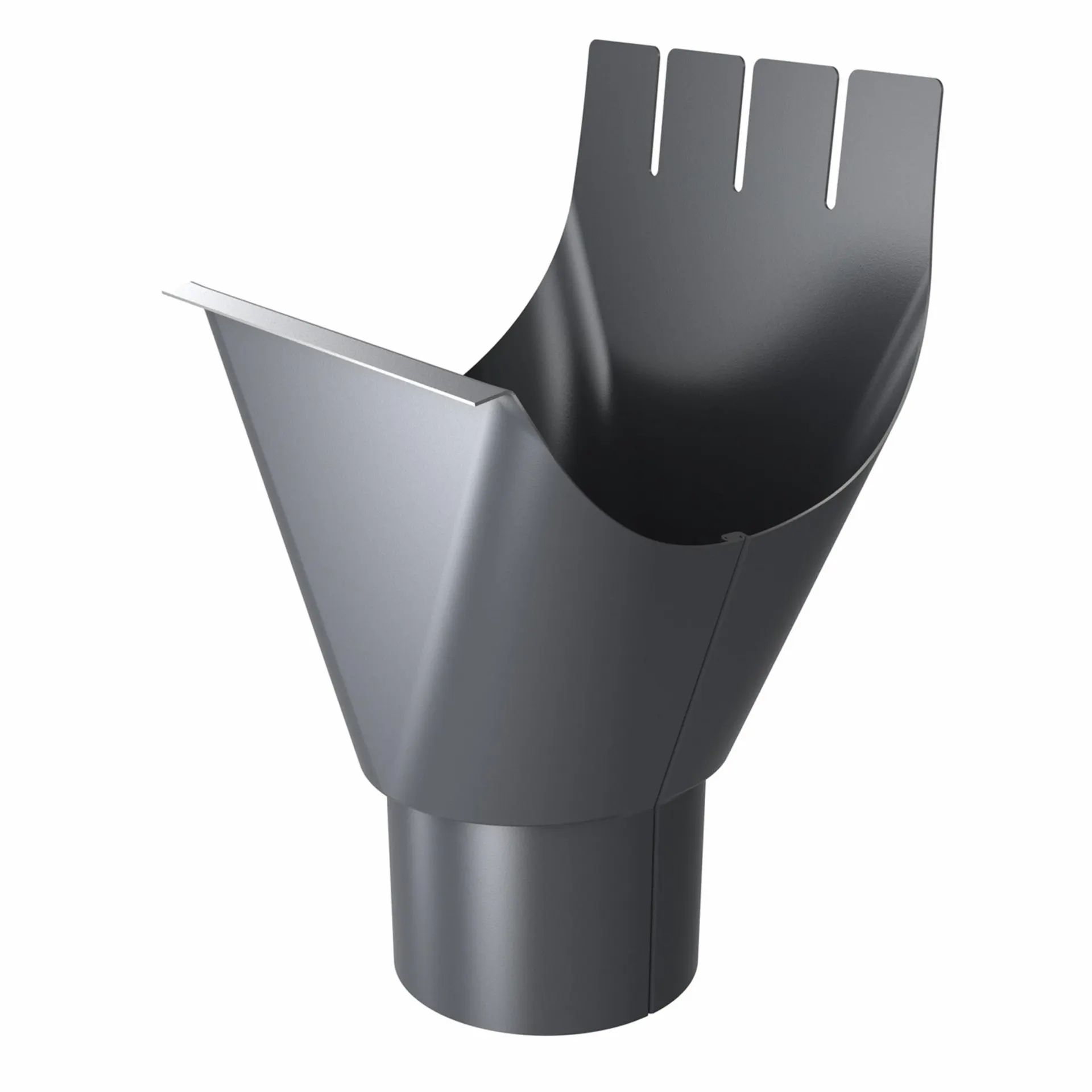 Lähtökaulus Ruukki 125/90 mm RR23 harmaa