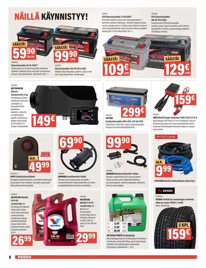 Puuiloa kaikkeen arkeen voimassa alkaen 6. tammikuuta - 13. tammikuuta 2025 - Tarjouslehti sivu 14