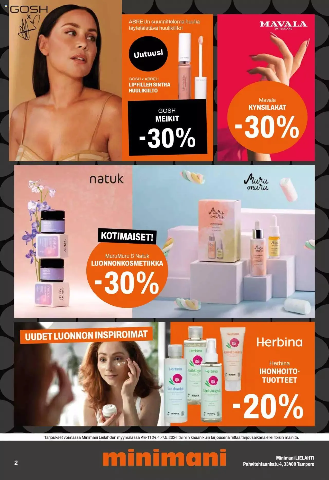 Minimani Tarjoukset - Tampere voimassa alkaen 24. huhtikuuta - 7. toukokuuta 2024 - Tarjouslehti sivu 2